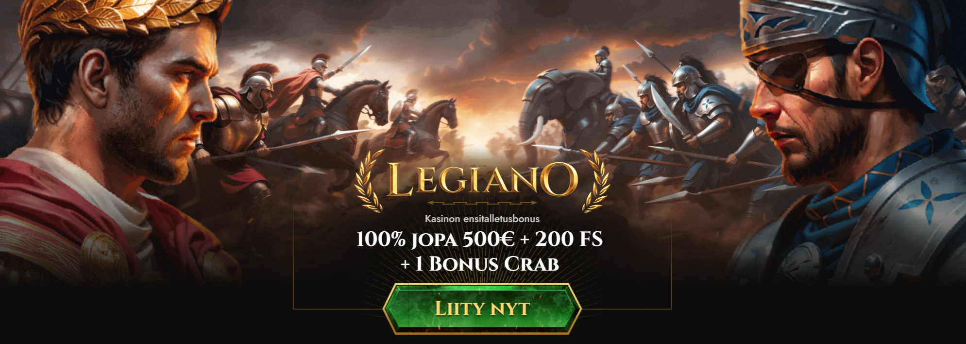 Legiano Casino Banner